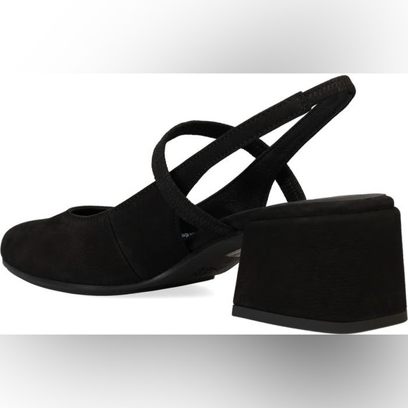 Eileen Fisher Zeny Nubuck Slingback Pumps Black Size‎ 8.5 - Picture 4 of 8